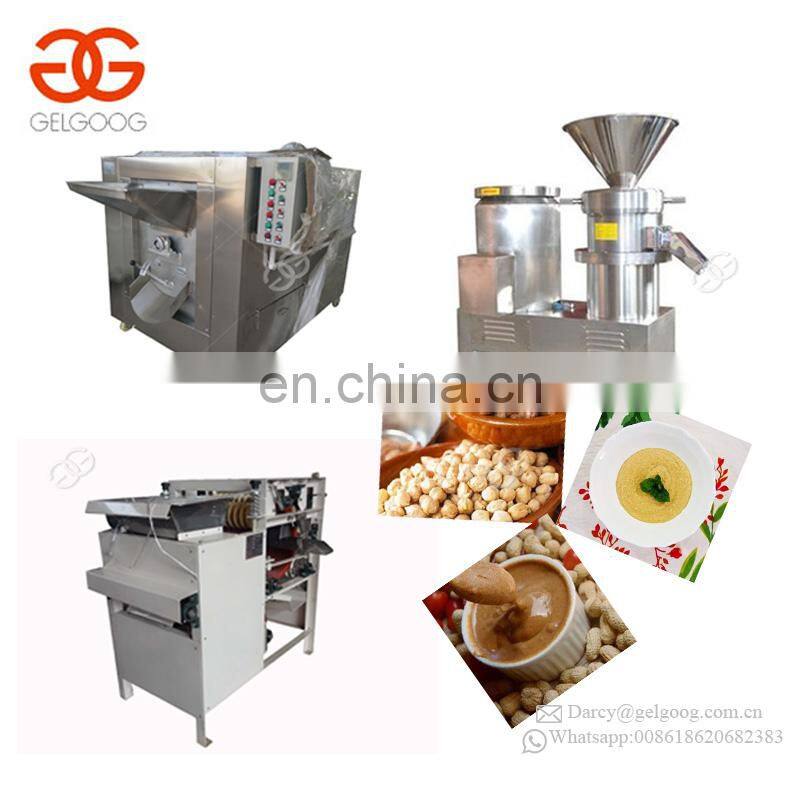 Auto Almond Soybean Paste Making Peanut Butter Colloid Grinder Machine Soybean Butter Production Line