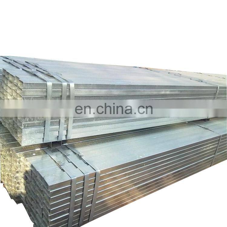 hot dipped Galvanized Welded Rectangular / Square Steel Pipe / Tube / Hollow Section
