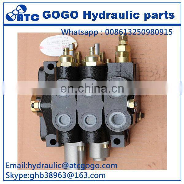 50l/min 2 spools hydraulic sectional directional control valve for earth moving machines DF-50 series