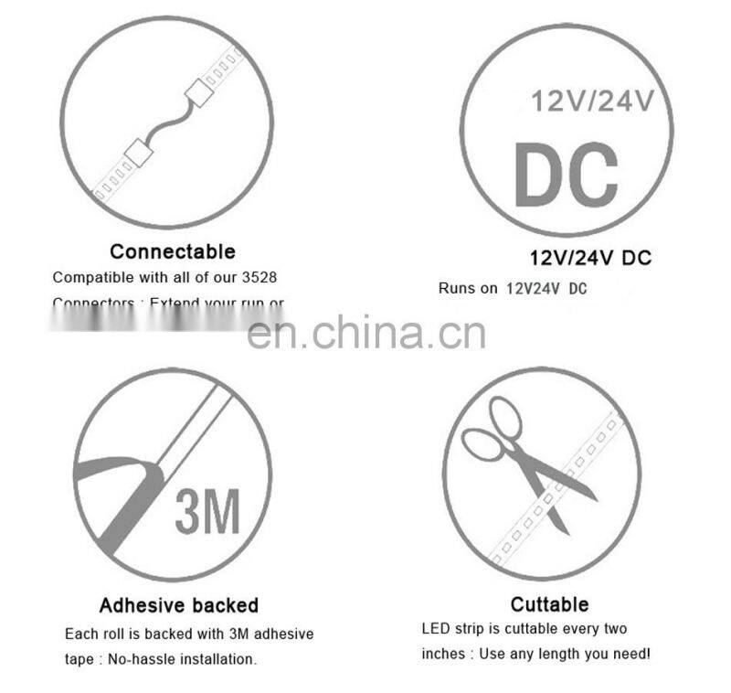 high bright smd 3014 led chip 240leds per meter m light led strip with specifications