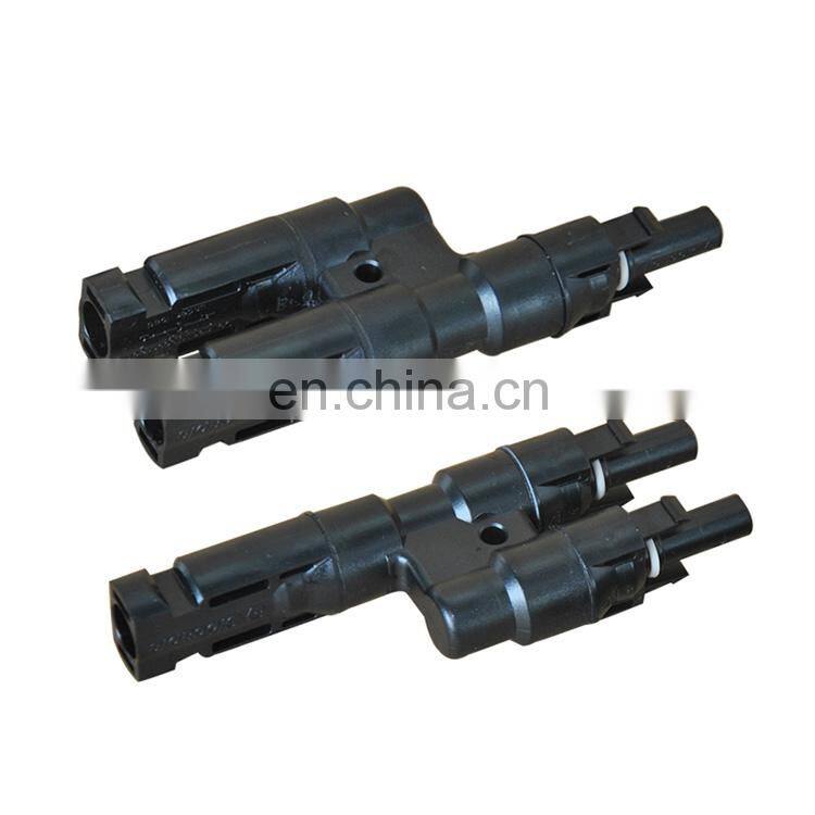 Slocable Branch Cable 6mm2 Solar Cable Main Line 10cm and 4mm2 Branch Line 10cm Solar Wire with Solid Copper Connector