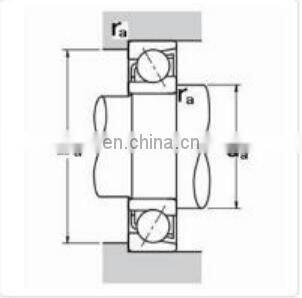high precision steel cage low noise ball bearing P0 NSK bearing 7205B