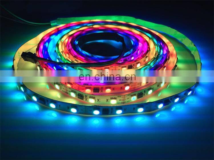IC built in 5V 60leds/m 18W 60IC RGBW ws2812 2811 led strip