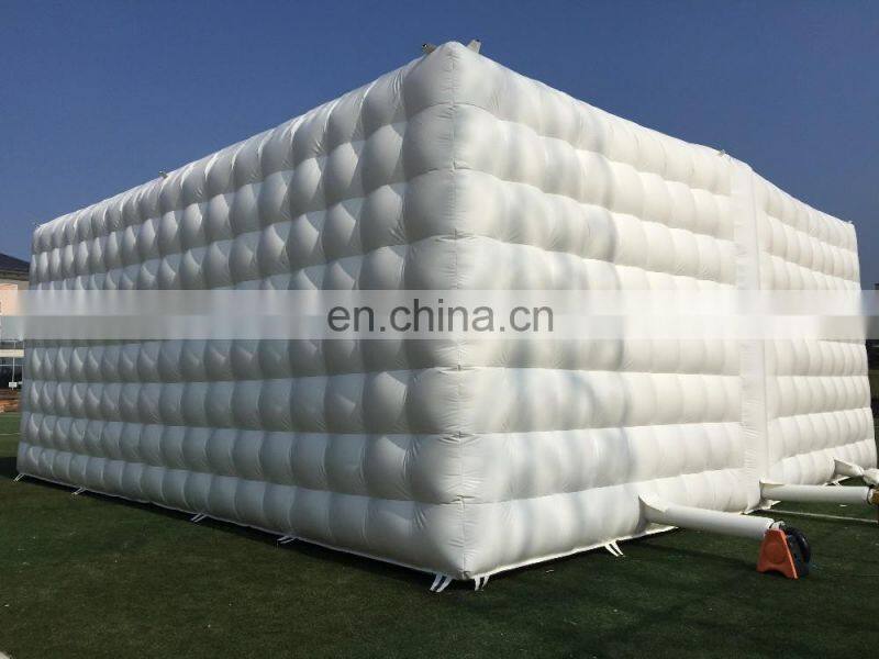 Large white event inflatable dome tent with two entrances, cheap seal inflatable igloo tent for sport competition and party game