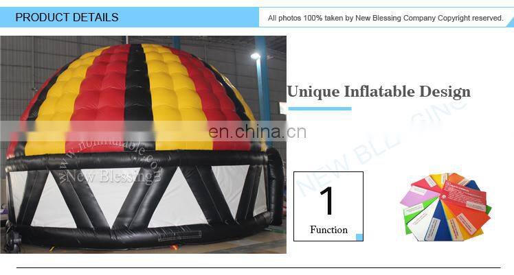 Music club inflatable Kids Musical Dome bouncer/ inflatable disco air jumping castle for party