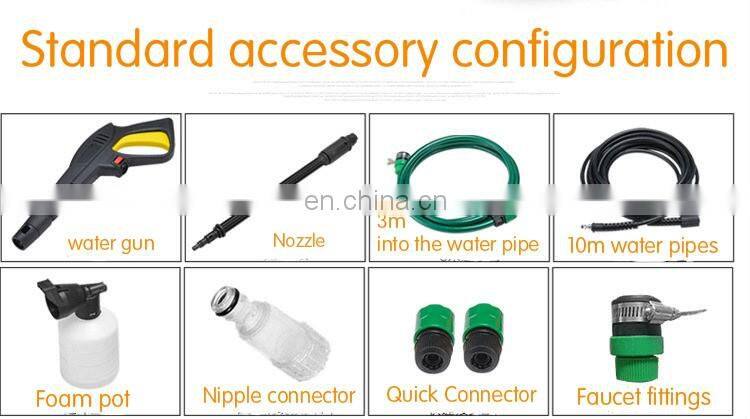 Household portable high pressure for car wash machine