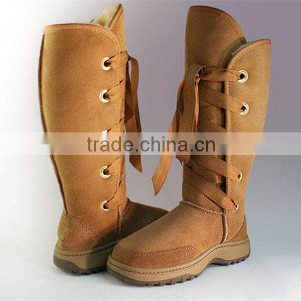 High Quality Red Leather Over Knee 2014 New Model Boots Girl and Animals Sex Funky