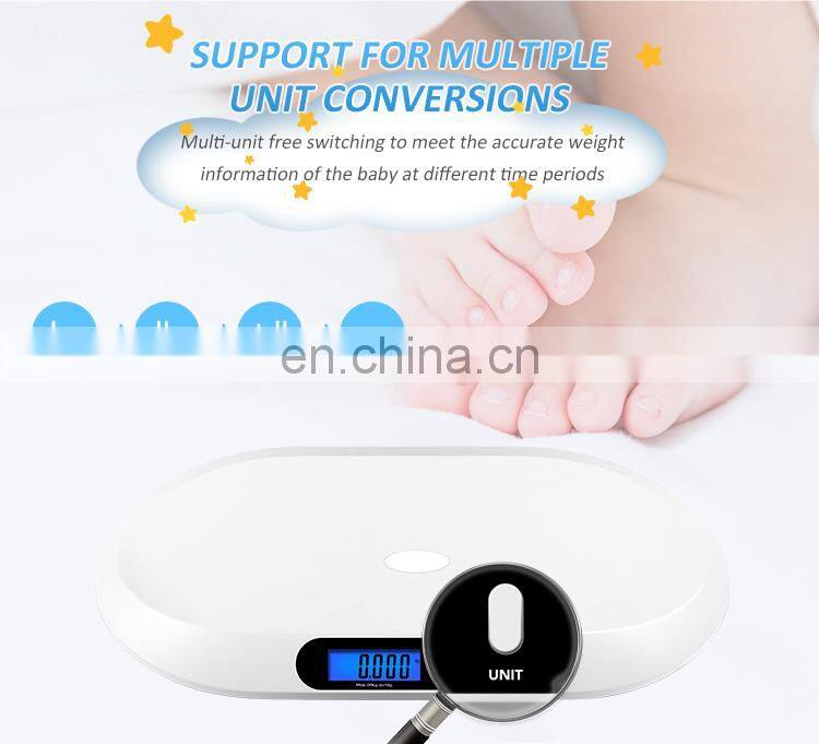 Smart Digital Weighing Scales 20Kg Digital Blue Tooth Baby Infant Weighing Scale