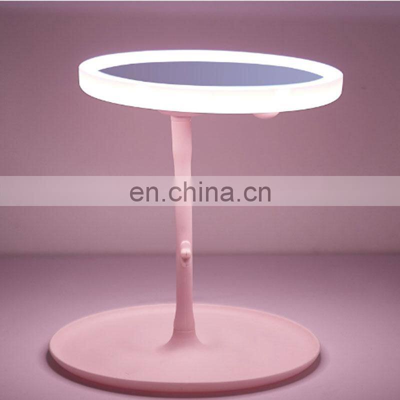 New Style Table Desktop Led Light Makeup Cosmetic Mirror