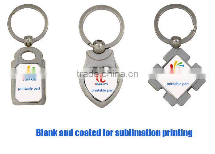 Sublimation DIY Hot Colorful Printing Metal Blank Key Chain
