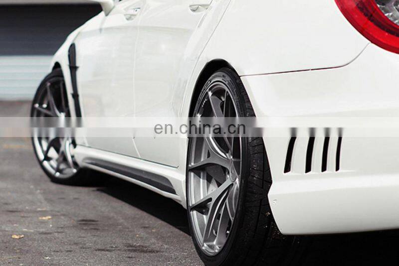 W Style W218 Fiberglass Side Skirts Mesh for Mercedes Ben z W218 11-13
