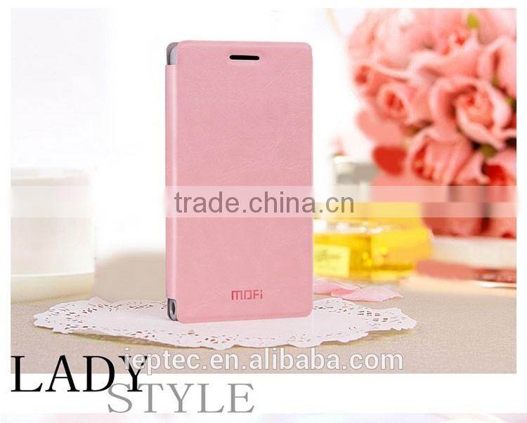 MOFi Case Celular Housing for Huawei Ascend G6, Mobile Handset Coque Flip Leather Back Cover for Huawei G6