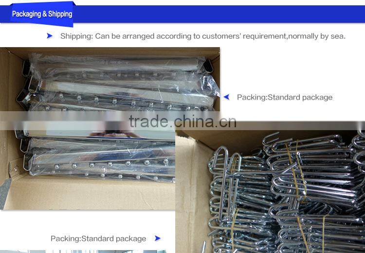 Security chrome plating hanging display pegboard hooks for shop
