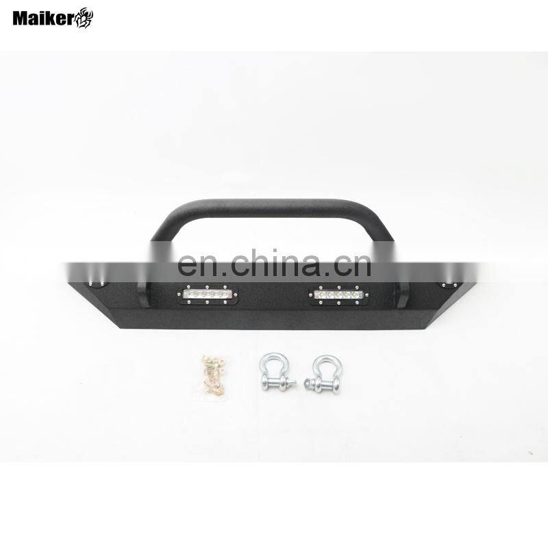 4x4 off road Front bumper for Jeep Wrangler JK 07-17 Bumpers with light car accessories