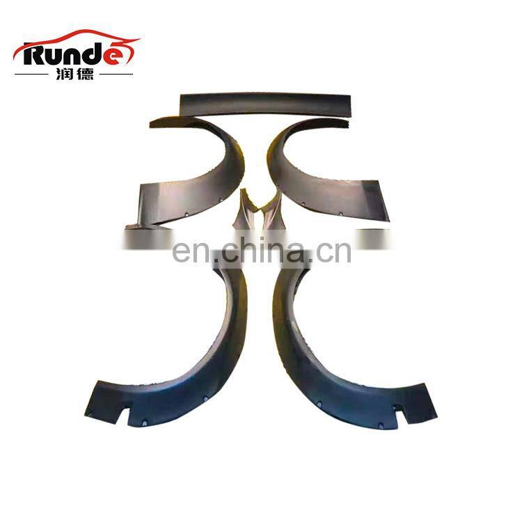 Runde Car Modification Challenger LB Style FRP Material Side Fender Flare Spoiler Wing Body Kit For Dodge Challenger