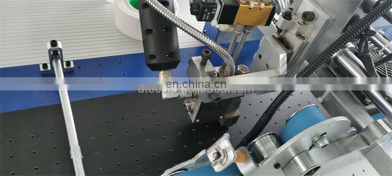 UST400-2A Double Side Adhesive Tape Applying machine, self-adhesive tape gluing equipment for carton box
