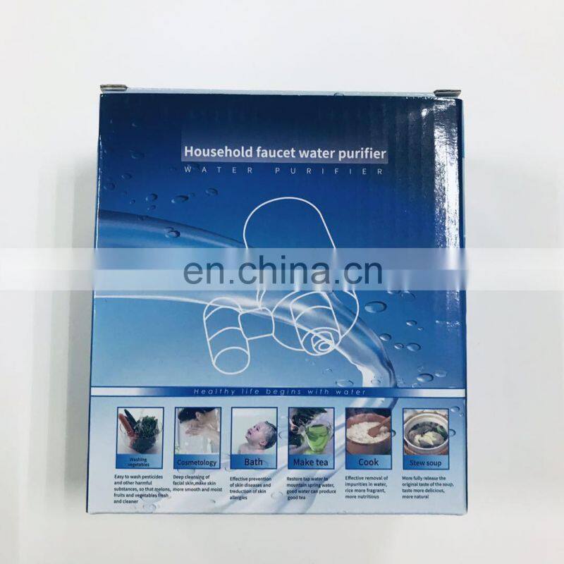 customization chrome plated multi-stages kitchen water filter faucet filter tap water purifier