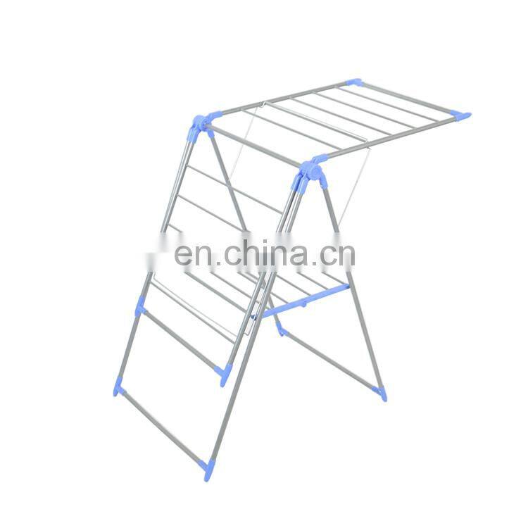 Thickened clothes rack indoor and outdoor multi-function clothes rack does not need to install clothes rack