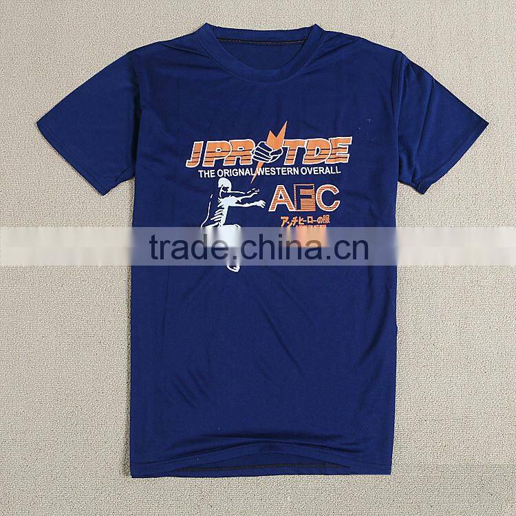 Custom Promotion Sublimated Printing T-shirts, round neck color T-shirt