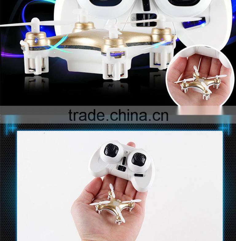 2015 hot sale 2.4G 4 CH 6-Axis Gyro CX-10A with light headless 3D flip helicopter