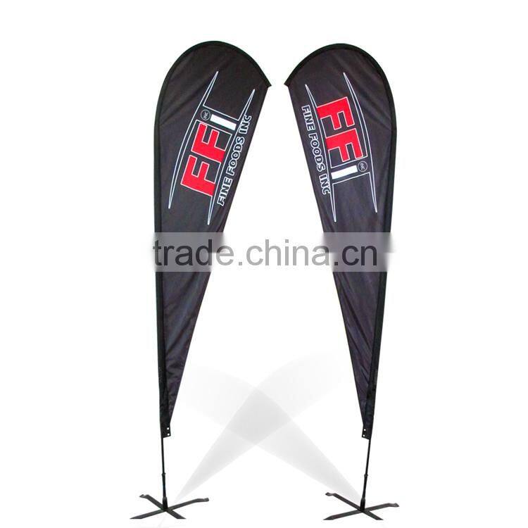 2015 New Arrival Fashion Designs Customized Roadside Feather Flex Flying Banner