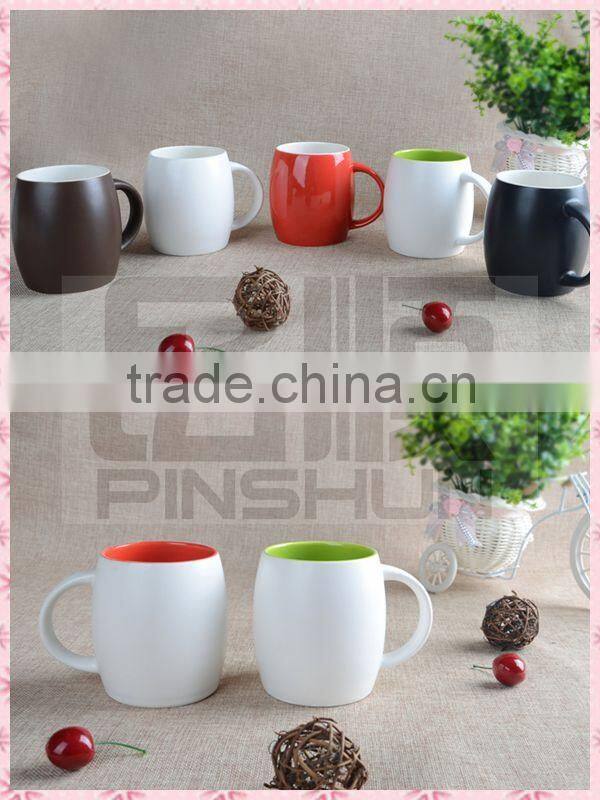 ceramic cup with embossing logo,ceramic multicolour cup,ceramic cup with handle