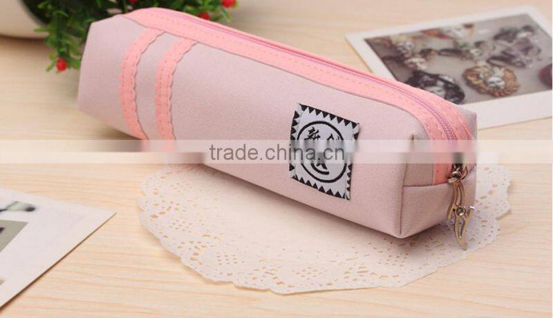 Wholesale new creative big capacity pencil storage bag beautiful cosmetic bag