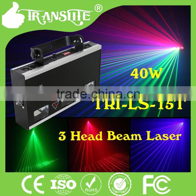 Mini laser disco lights 3 head laser light