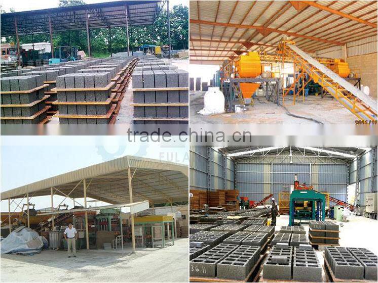 QTF40-2 Old customer test free manual block making machine price in india/philippines