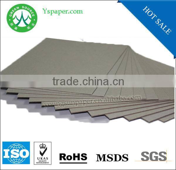 double sides coated grey board 2mm