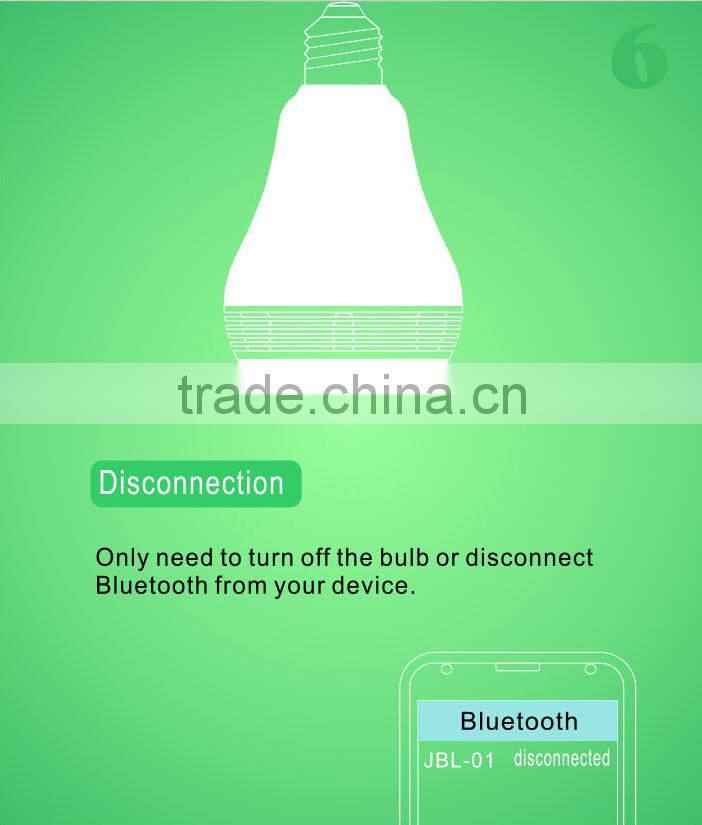 360 degree super bass music portable wireless bluetooth speaker with colorful led light