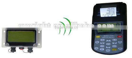 Waterproof weighing indicator and wireless transmitter