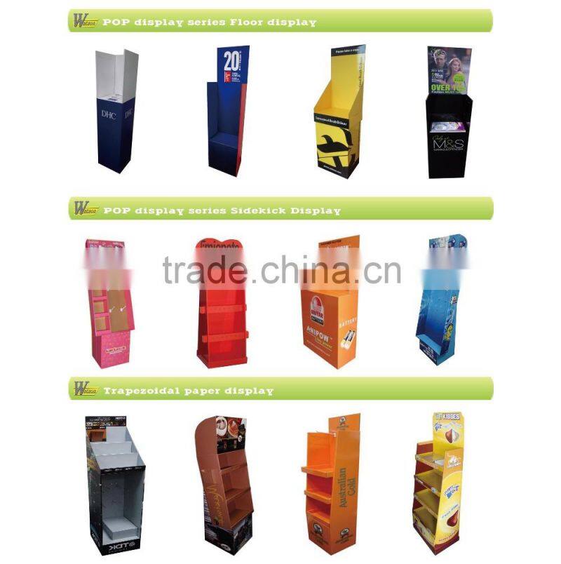 multifunctional cosmetic PDQ cardboard display box