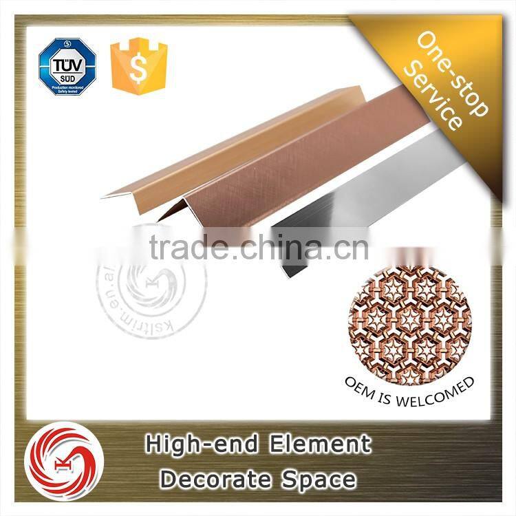 Factory price flexible SS 304 L shape corner protector
