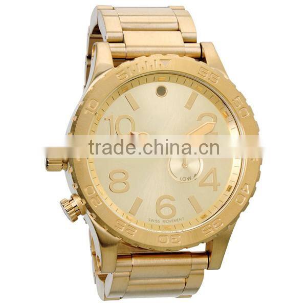 2015 all steel big size top branded famous brand name watch