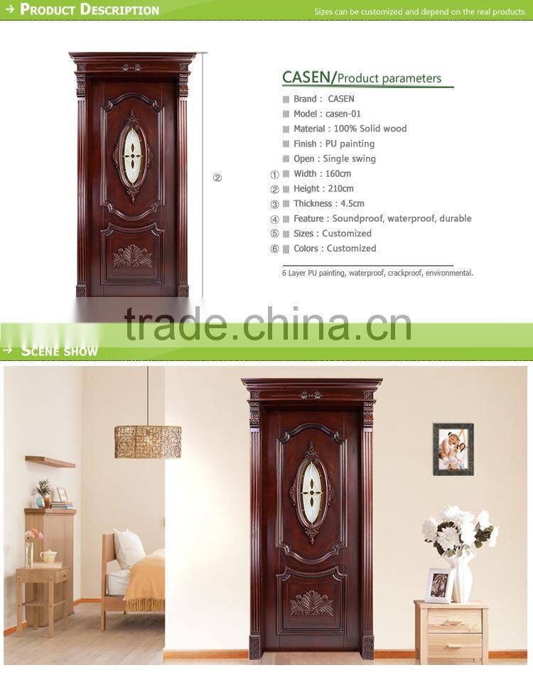 exotic Cherry wood main door carving designs