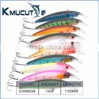 Manufacturer wholesale CHMN38 minnow lures for flathead minnow lures for flathead