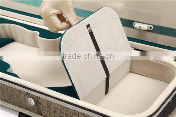 High Density Foam Oval Shaped Deluxe Light Violin Case 4/4 leather violin case