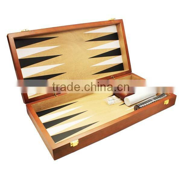 Custom recycled wooden backgammon in Chess Games