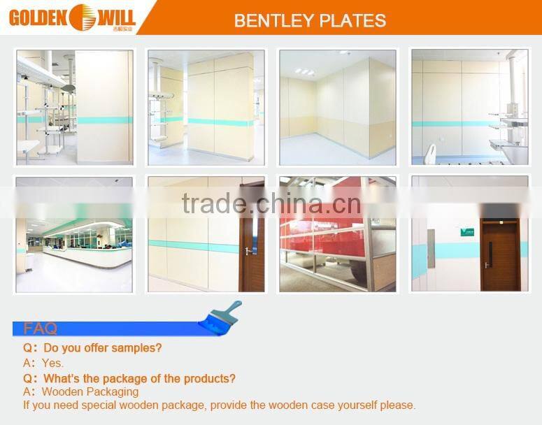 FIfthe Wall high density inorganic decorative bentley plate