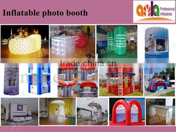 Led multifuntional inflatable dome booth for sale