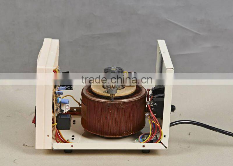 High efficiency single phase seperate full automatic adjust kind microcomputer compensative voltage stabilizer