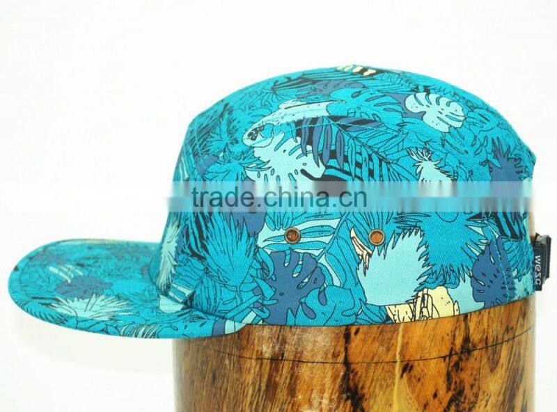 wholesale high quality colorful 5 panel cap