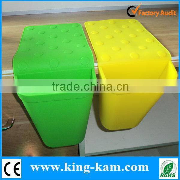 Heat-resistant silicone hot iron holster with suction cup , silicone hair dryer holder hot iron holder