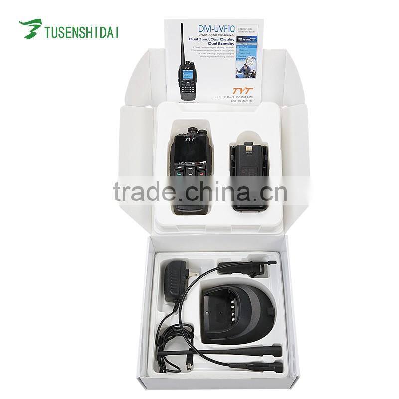 Dual Band VHF&UHF Two Way Radio TYT DM-UVF10 5W Walkie Talkie DPMR Digital Ham Transceiver