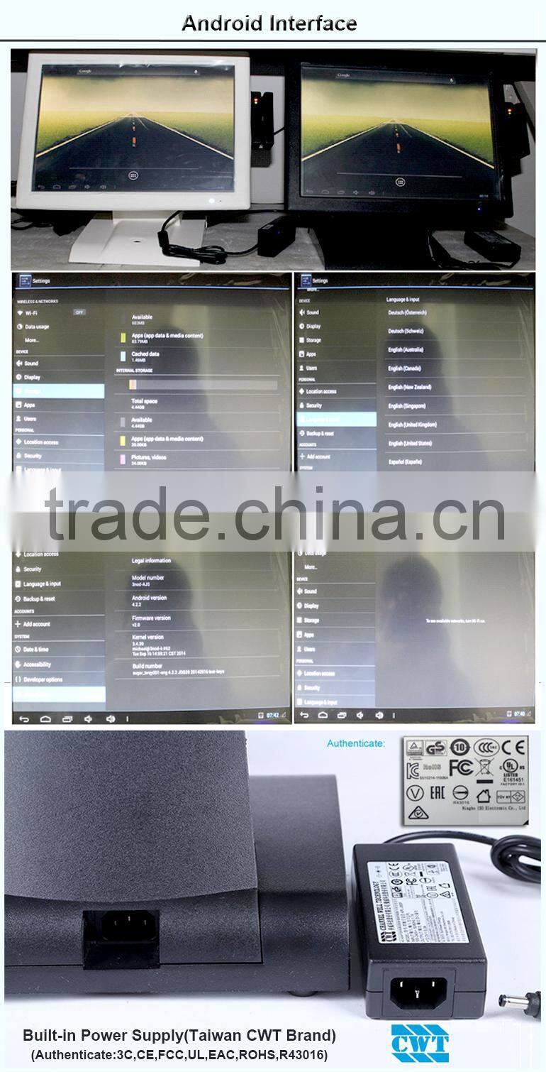 Factory direct crazy selling true flat cheap cash register for sale pos