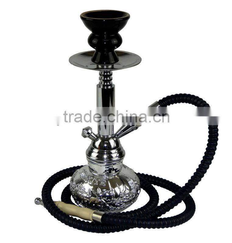 small shisha colored smoke hookah