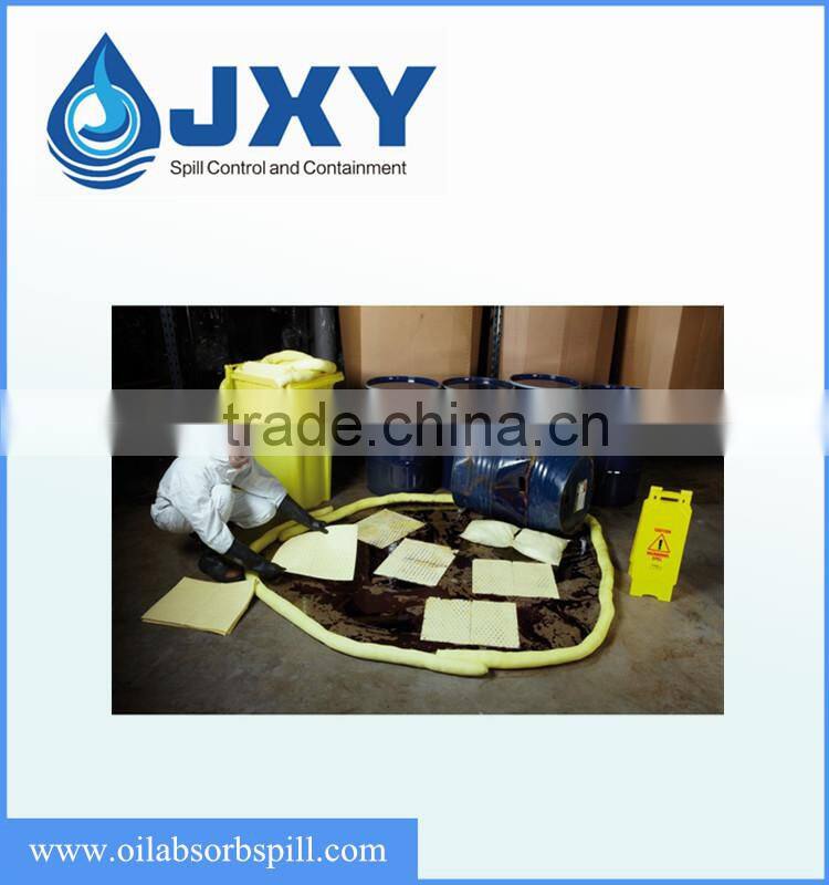 100% PP Hazmat Chemical Absorbent Boom For Spill Control