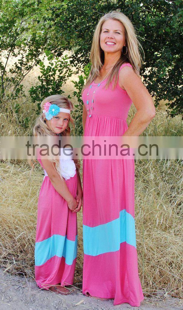 Custom design latest casual printed long dress bohemian quality maxi plus size dress