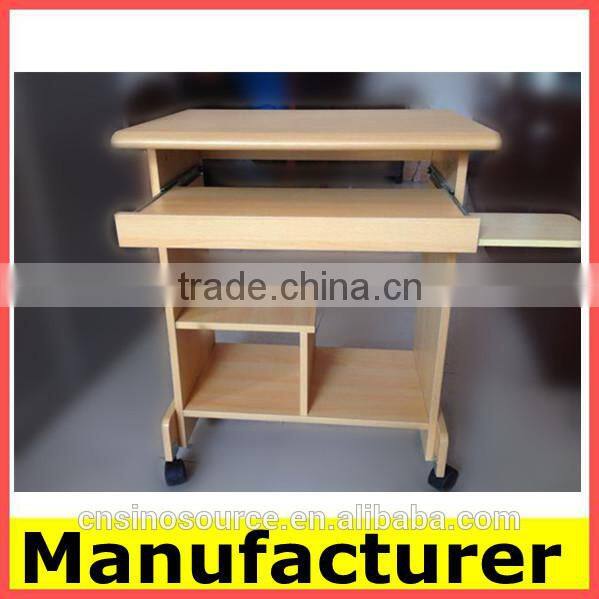 Hot sale morden wooden mobile office computer table/computer desk